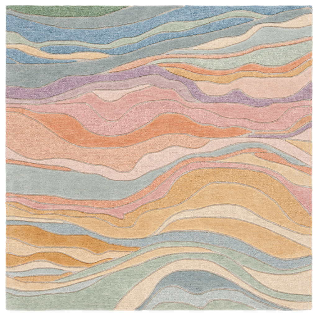 Rodeo Drive 451 Rug | Safavieh - RD451 - Blue / Blush