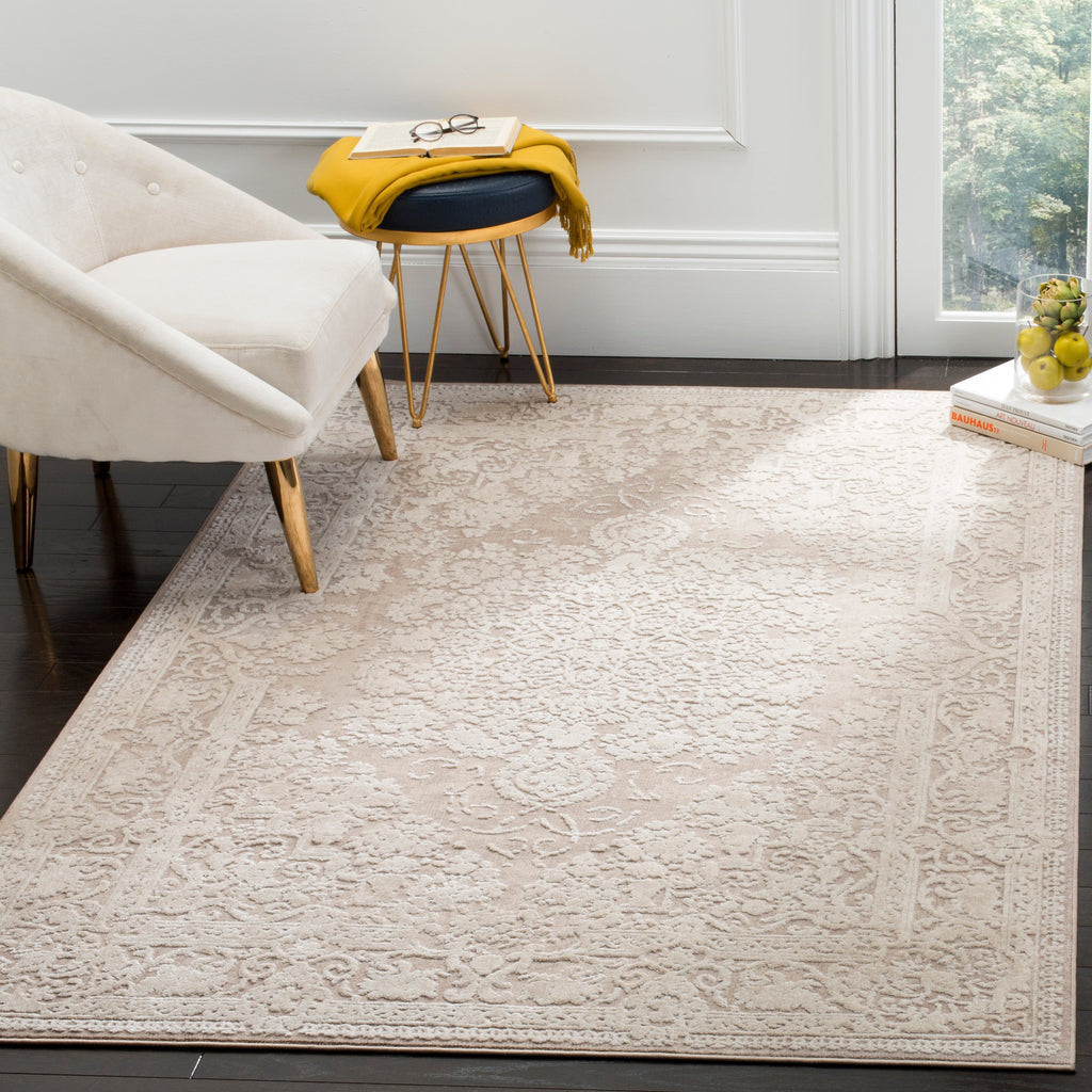 Safavieh Reflection Rug Collection RFT664A - Beige / Cream