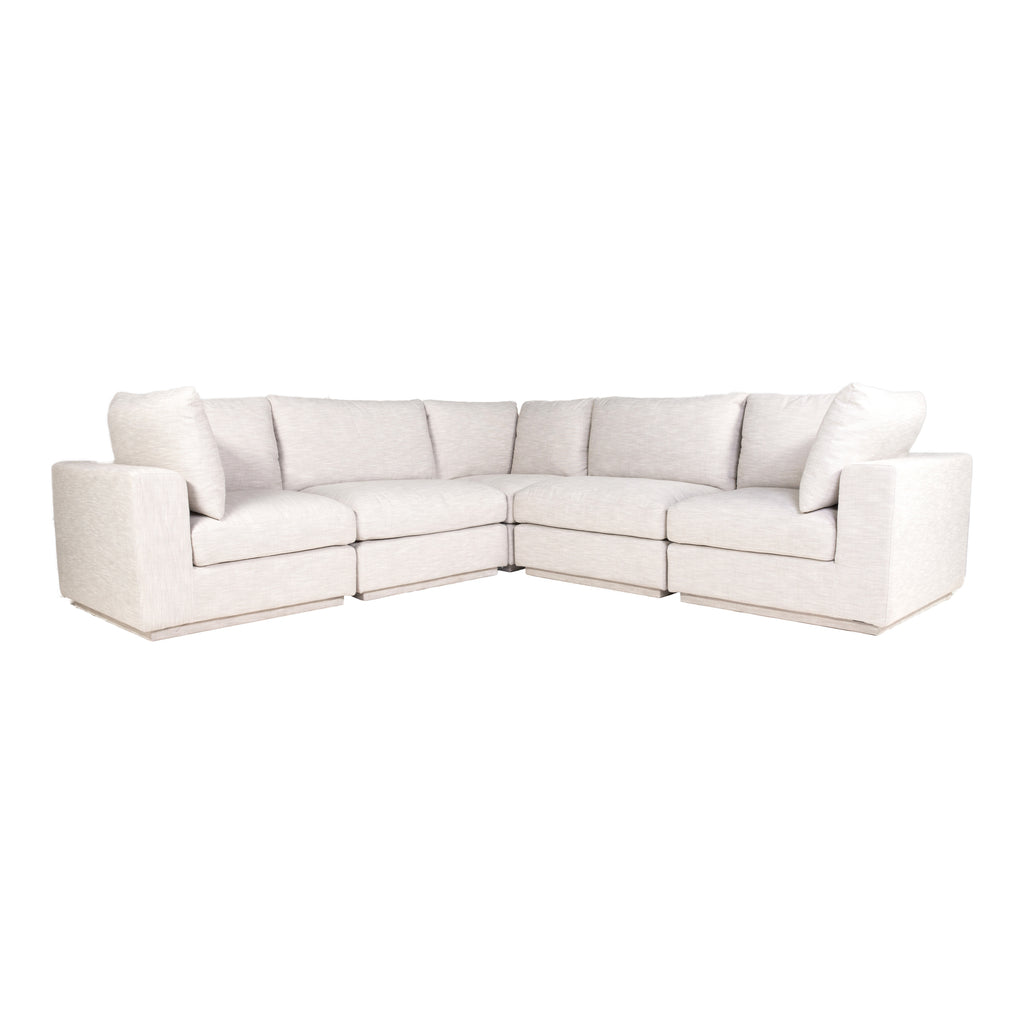 Justin Classic L Modular Sectional Taupe | Moe's Furniture - RN-1133-39