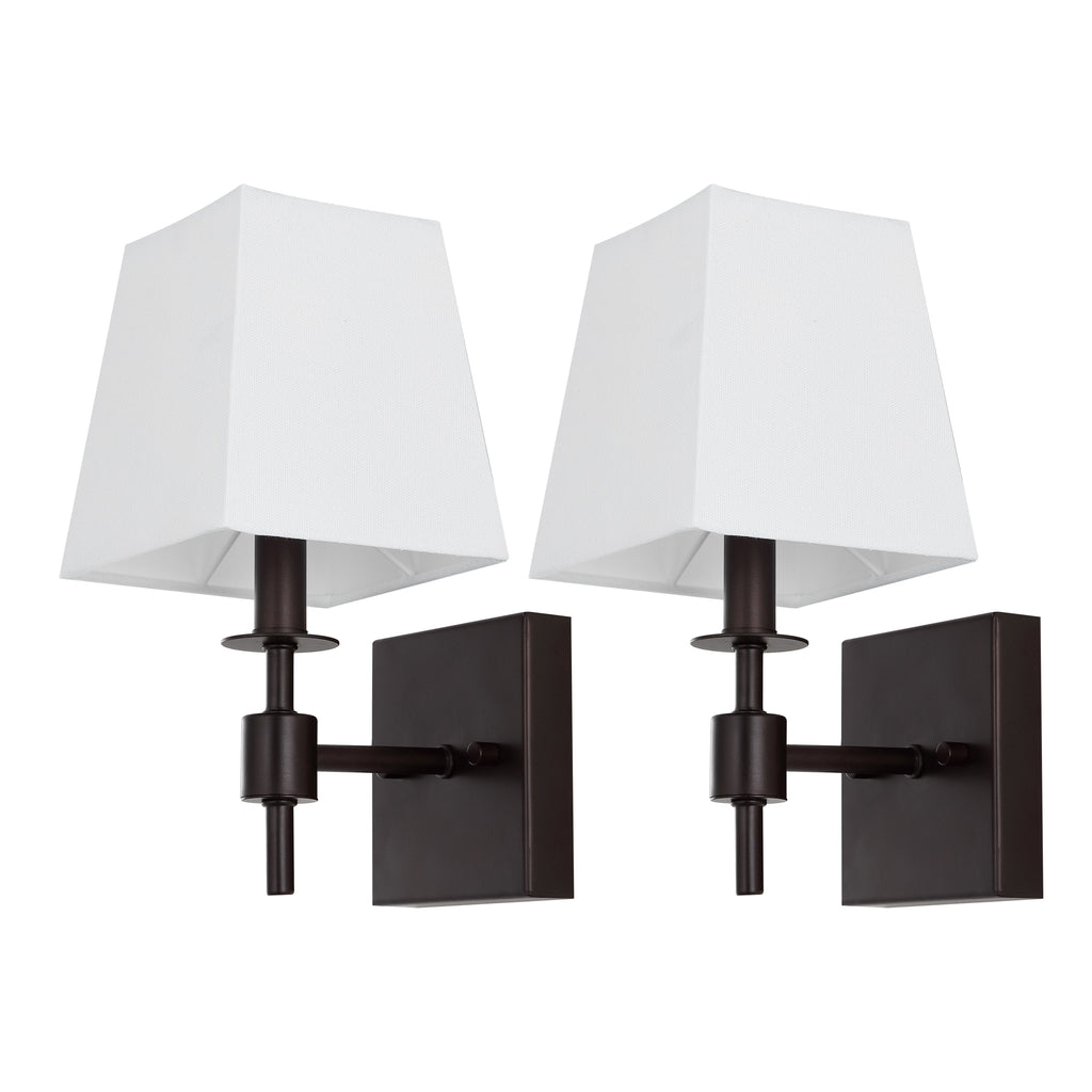 Clauren, 7.25 Inch, Wall Sconce (Set of 2) | Safavieh - SCN4122 - Orb