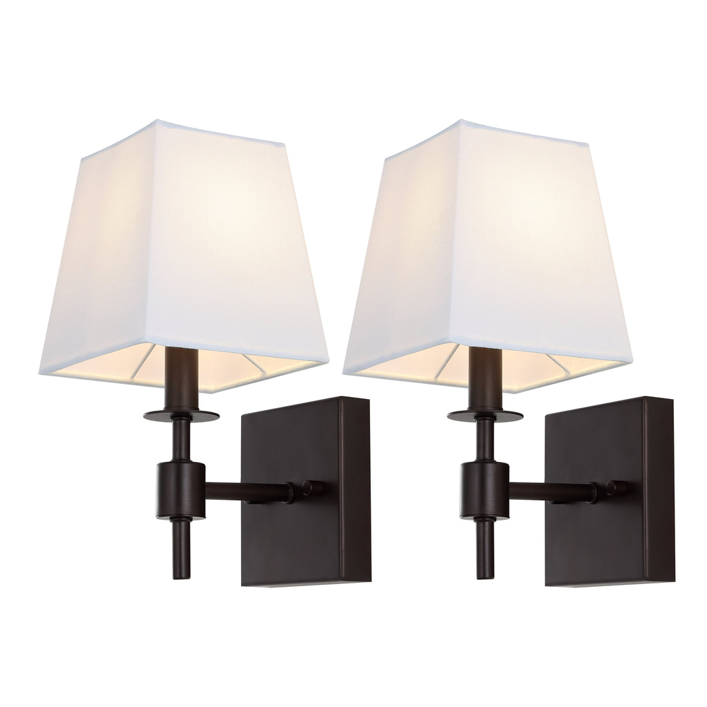 Clauren, 7.25 Inch, Wall Sconce (Set of 2) | Safavieh - SCN4122 - Orb