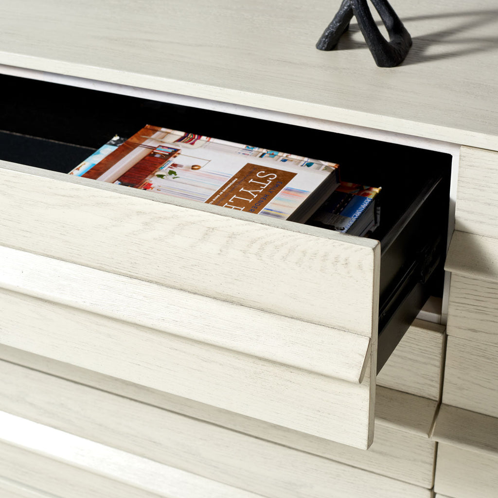 Safavieh Couture Deirdra 6 Drawer Wood Dresser - White Wash