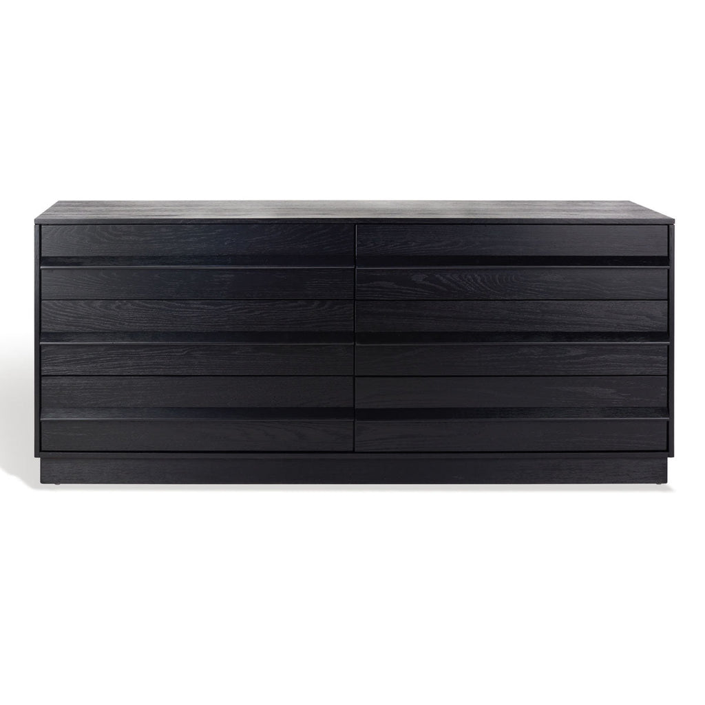Safavieh Couture Deirdra 6 Drawer Wood Dresser - Black