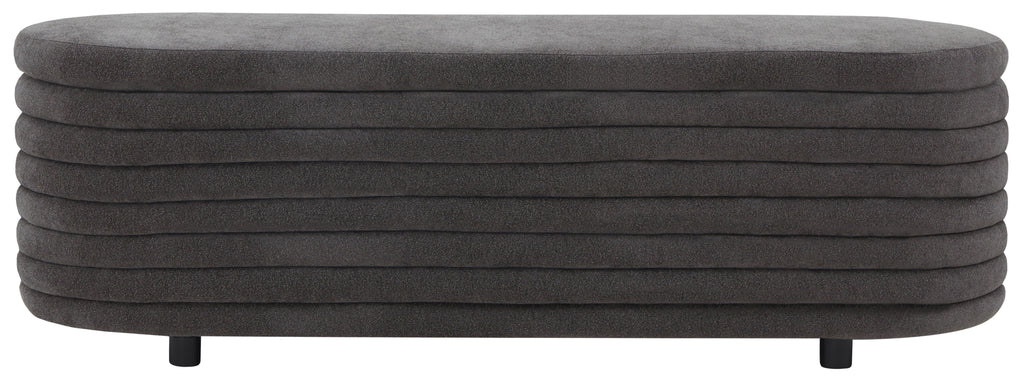 Safavieh Couture Jaymie Storage Bench, SFV5040 - Charcoal / Black