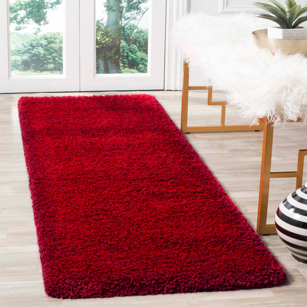 Safavieh Santa Monica Shag Rug Collection SGN725-4040 - Red