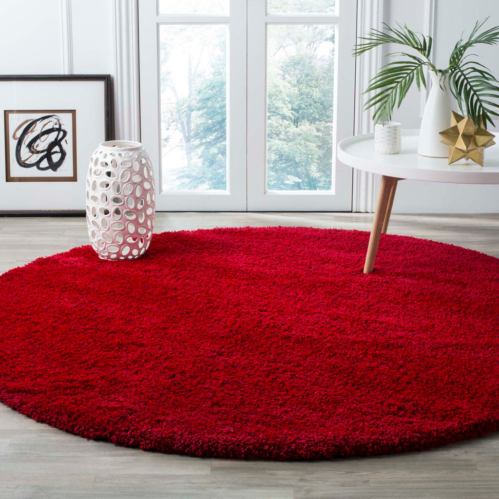 Safavieh Santa Monica Shag Rug Collection SGN725-4040 - Red