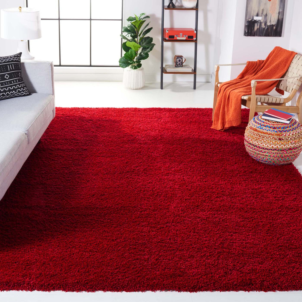 Safavieh Santa Monica Shag Rug Collection SGN725-4040 - Red