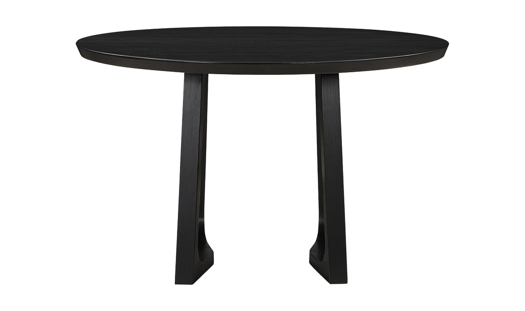 SFV2106A2BX by Safavieh - Luis Round Wood Dining Table - Dark