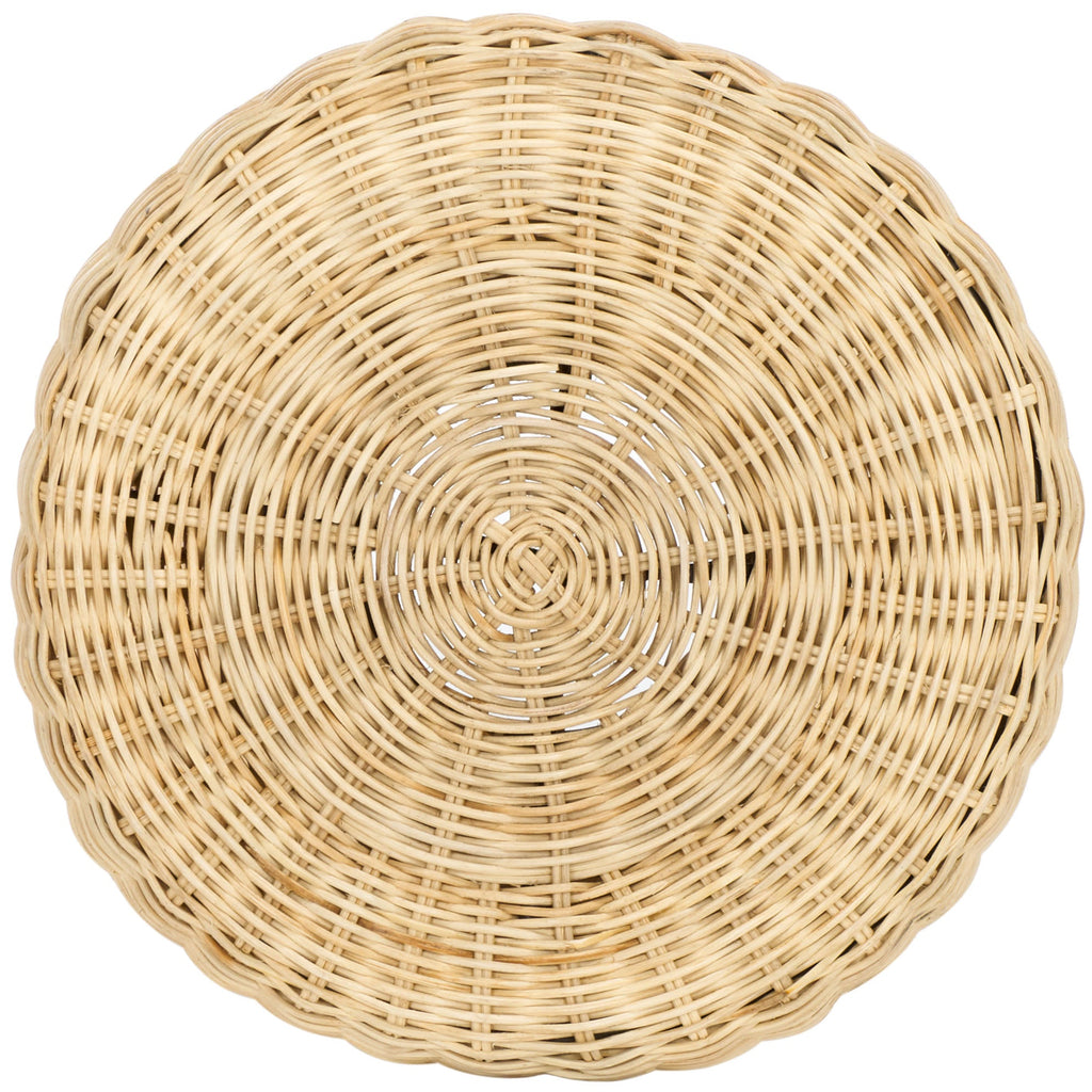 Tritan Rattan Accent Table | Safavieh - STL6502 - Natural