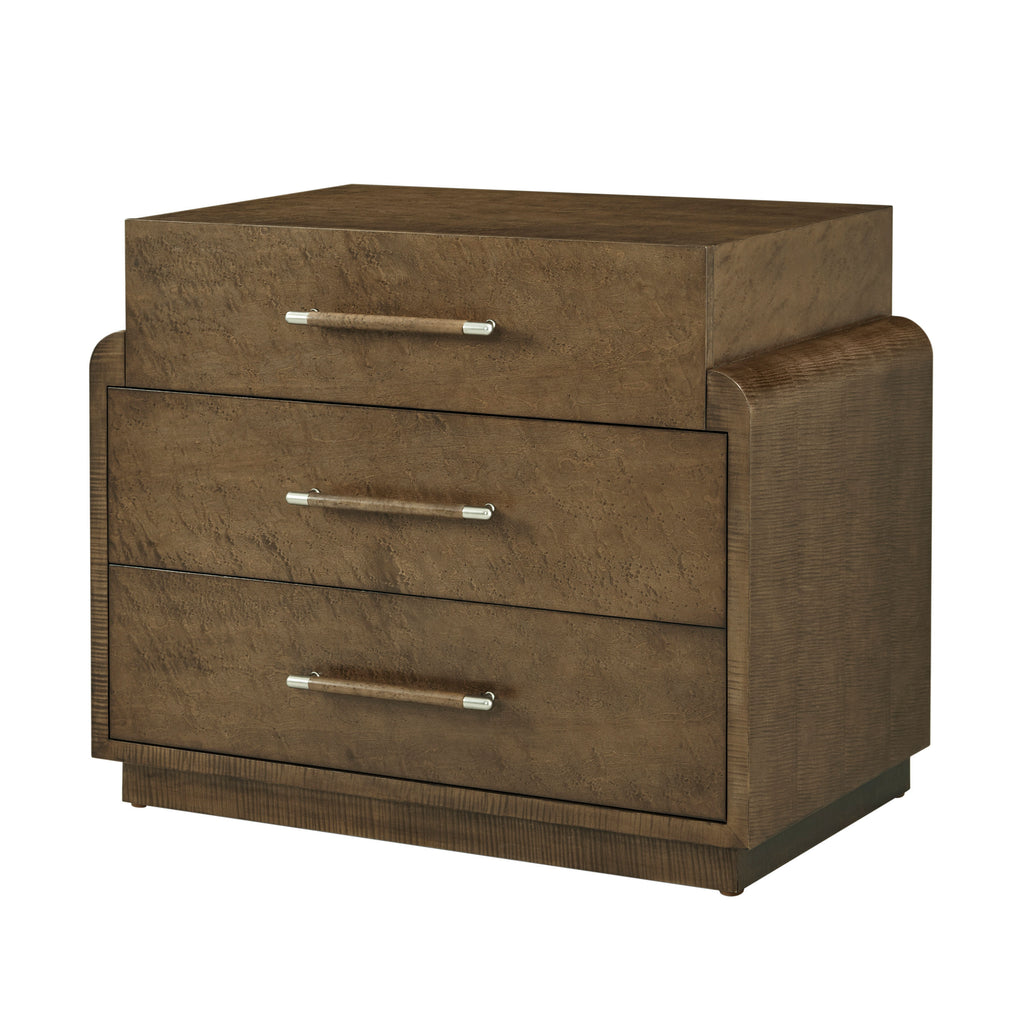 Origins Three-Drawer Nightstand | Theodore Alexander - TA60135.C361