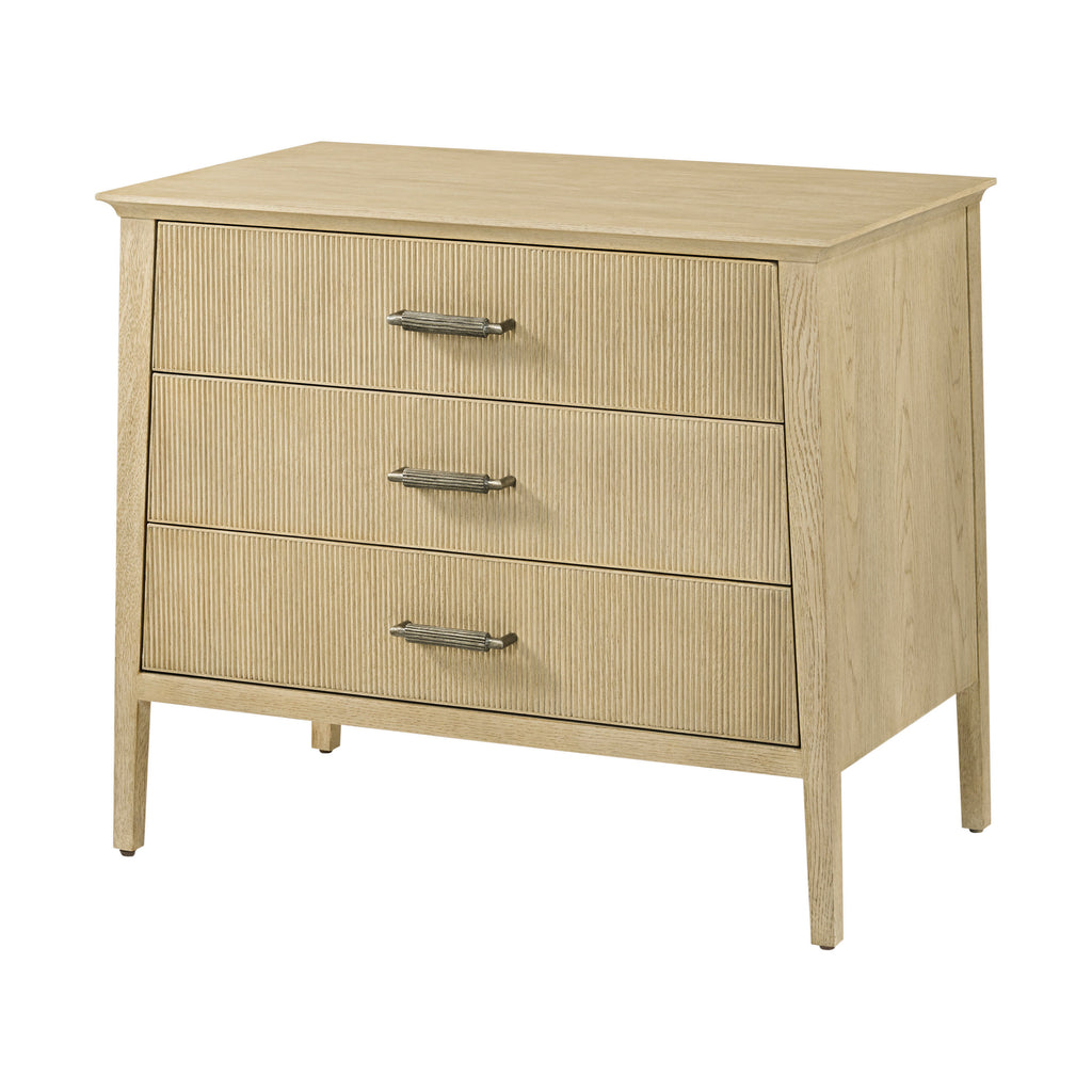 Balboa Three-Drawer Nightstand | Theodore Alexander - TA60149