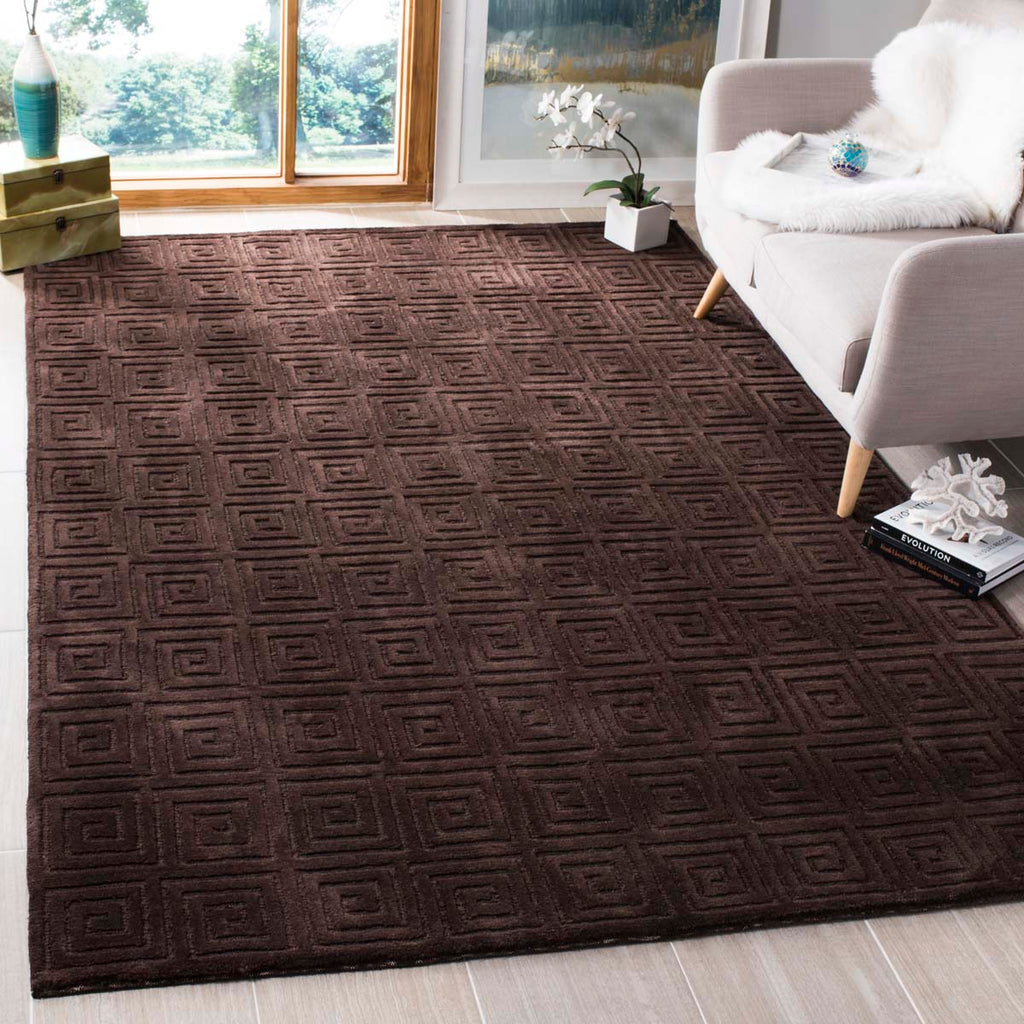 Safavieh Tibetan Rug Collection TB108Y - Chocolate