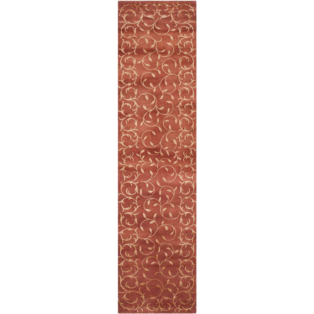 Safavieh Tibetan Rug Collection TB422C - Rust / Gold