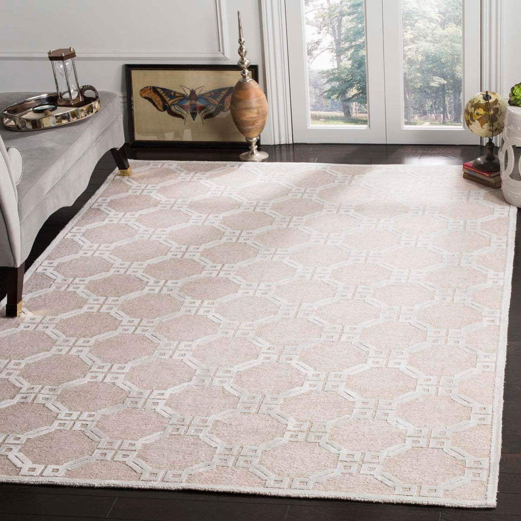 Safavieh Tibetan Rug Collection TB681B - Beige / Slate