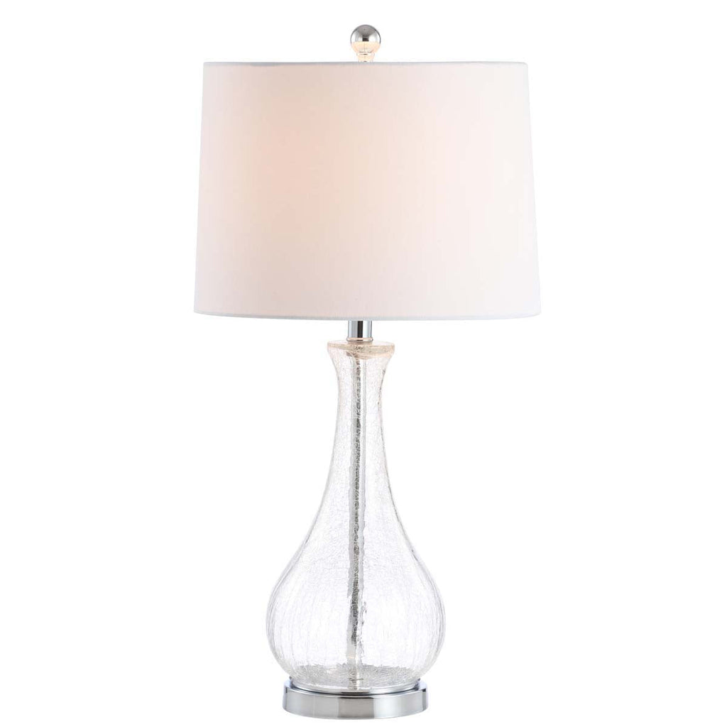 Finnley Table Lamp| Safavieh - TBL4206 - Clear Crackle