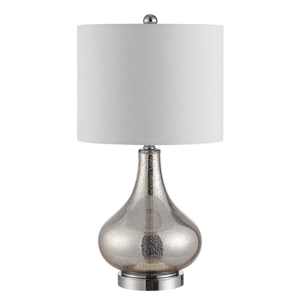 Brooks Glass Table Lamp | Safavieh - TBL4254 - Silver