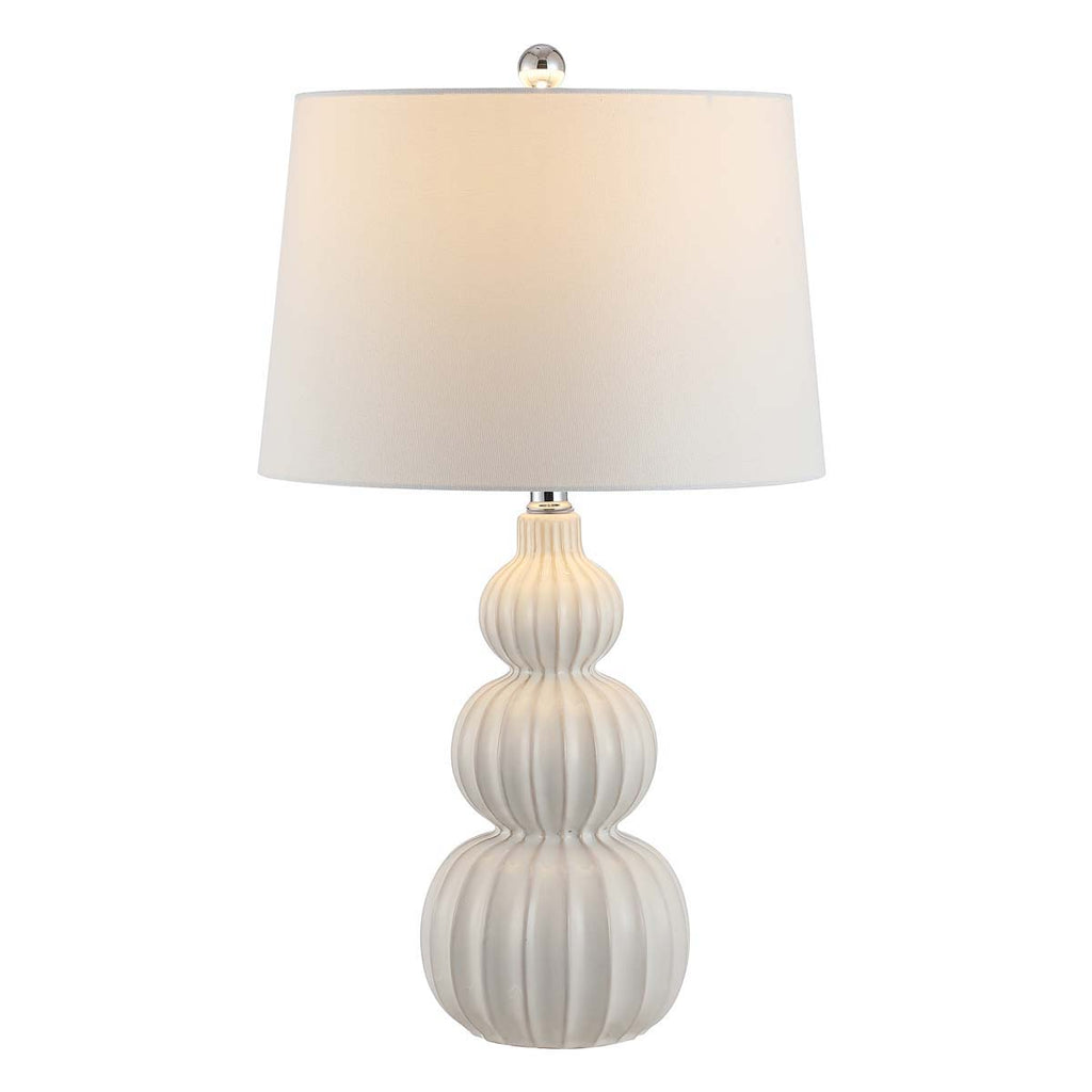 Corina Ceramic Table Lamp | Safavieh - TBL4277 - White