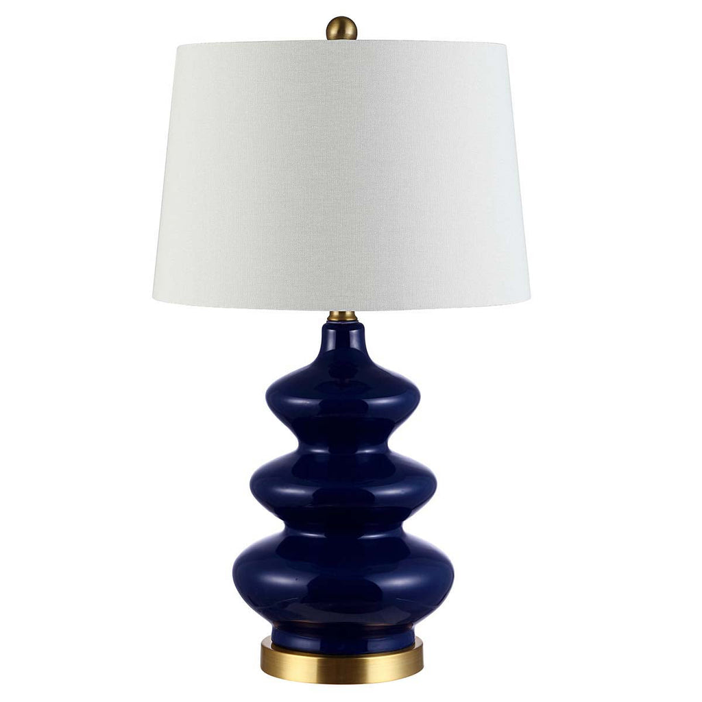 Brielle Mosaic Table Lamp  | Safavieh - TBL4282 - Navy