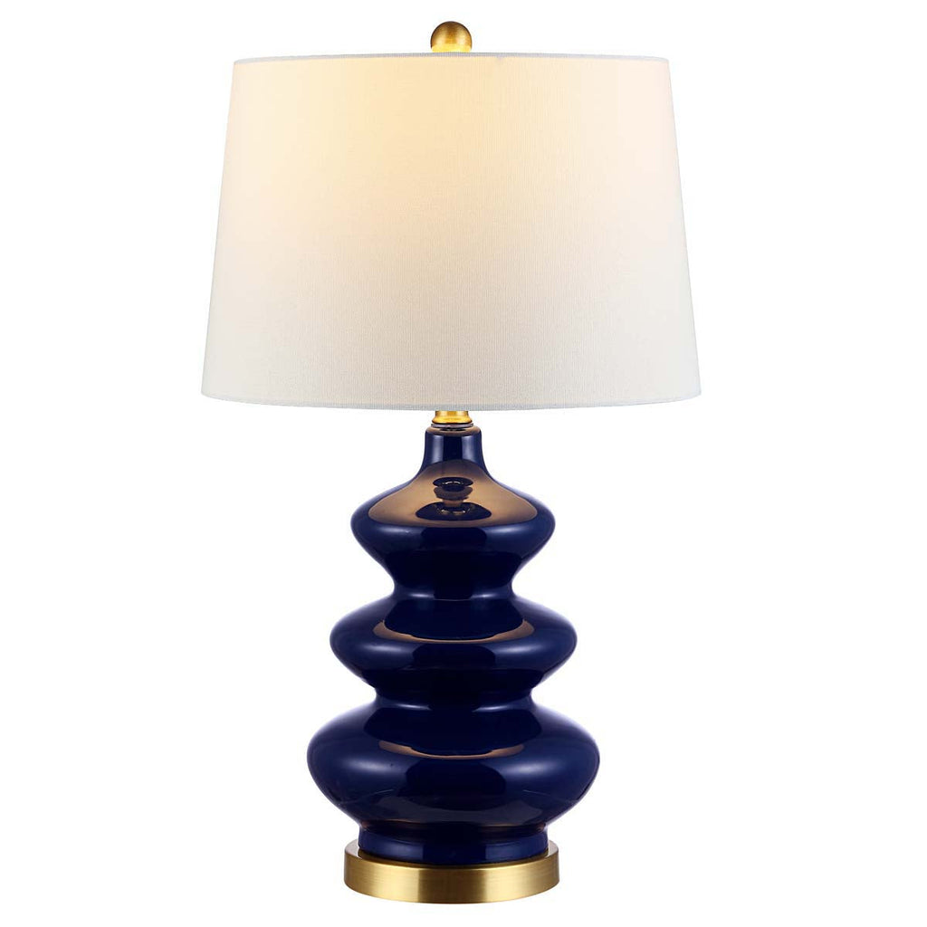 Brielle Mosaic Table Lamp  | Safavieh - TBL4282 - Navy