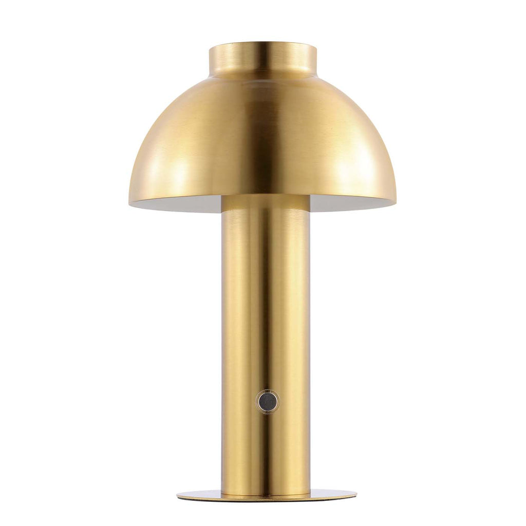 Niara Rechargeable Led Table | Safavieh - TBL4315 - Brass Gold