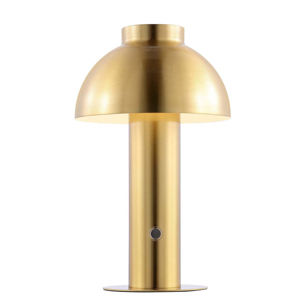 Niara Rechargeable Led Table | Safavieh - TBL4315 - Brass Gold