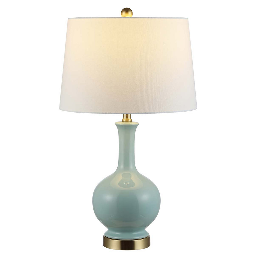 Bowie Ceramic Table Lamp  | Safavieh - TBL4346 - Blue