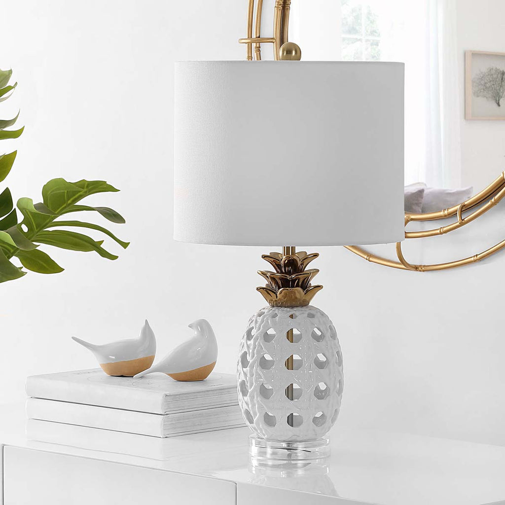 Sonny Ceramic Table Lamp | Safavieh - TBL4357 - White