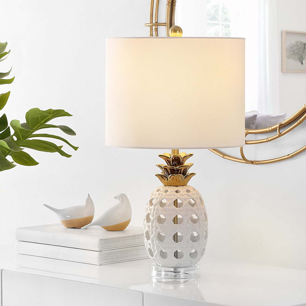 Sonny Ceramic Table Lamp | Safavieh - TBL4357 - White