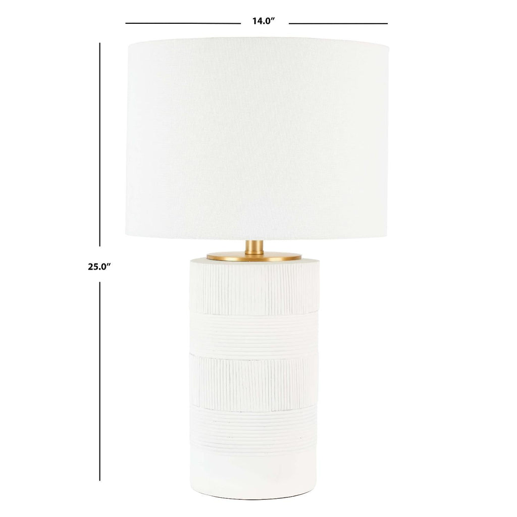 Weller Table Lamp | Safavieh - TBL7020 - White