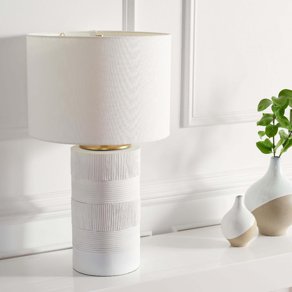 Weller Table Lamp | Safavieh - TBL7020 - White