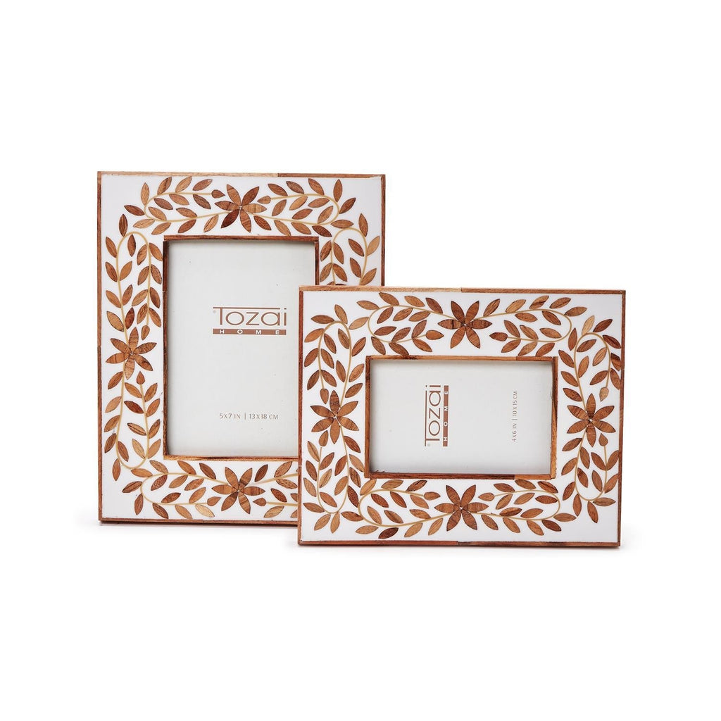 Tea Leaves S/2 Photo Frame