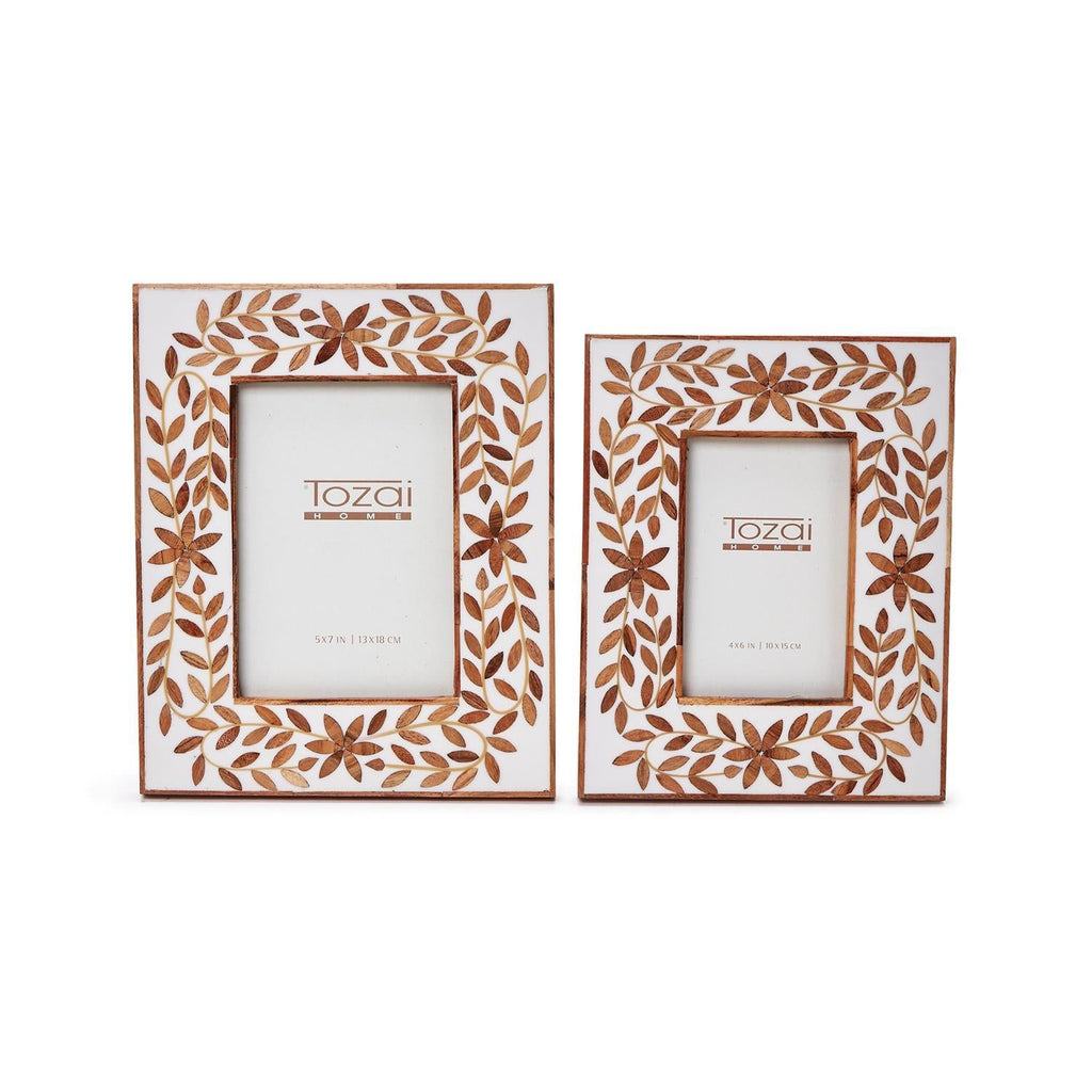 Tea Leaves S/2 Photo Frame