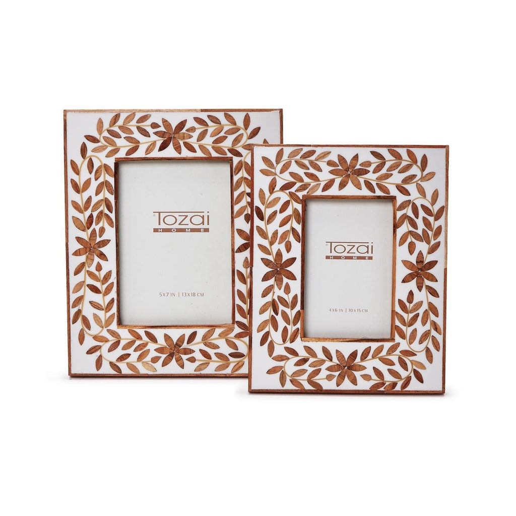 Tea Leaves S/2 Photo Frame