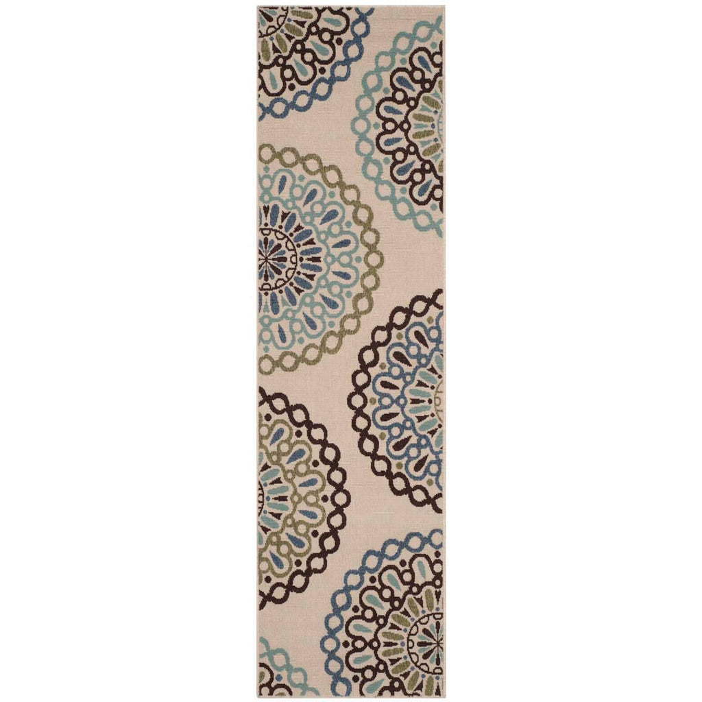 Safavieh Veranda Rug Collection: VER092-0615 - Cream / Blue