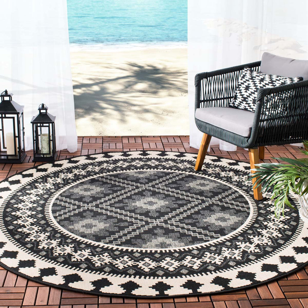 Safavieh Veranda Rug Collection VER099-3934 - Ivory / Slate