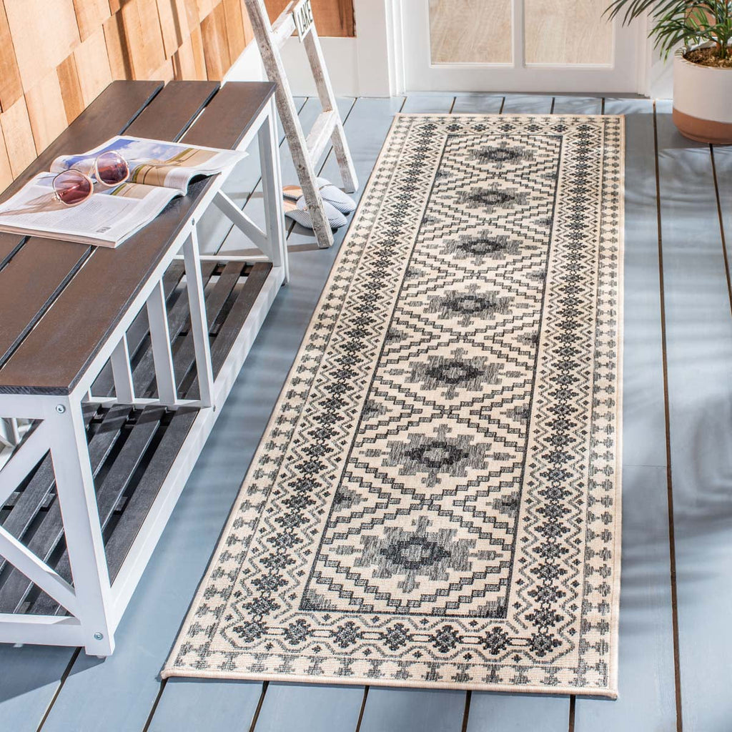 Safavieh Veranda Rug Collection VER099-3934 - Ivory / Slate