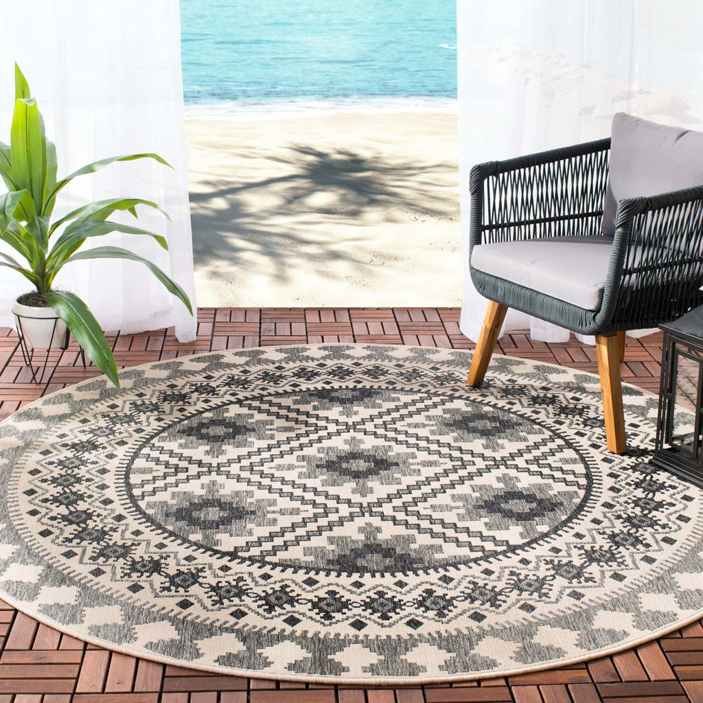 Safavieh Veranda Rug Collection VER099-3934 - Ivory / Slate