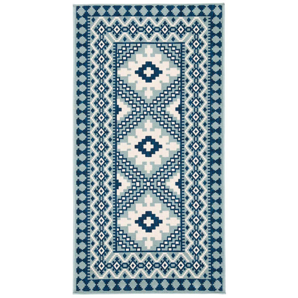 Safavieh Veranda Rug Collection VER099-451 - Ivory / Blue