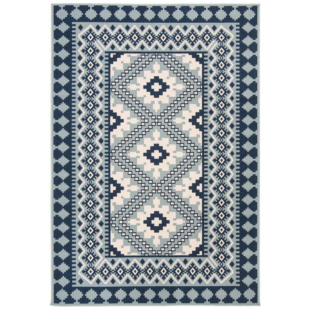 Safavieh Veranda Rug Collection VER099-451 - Ivory / Blue