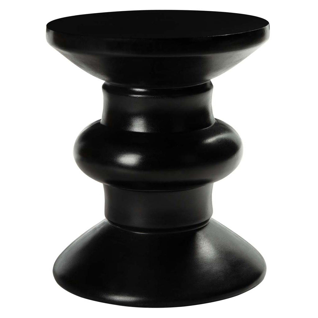 Safavieh Jiraiya Concrete Stool - Black