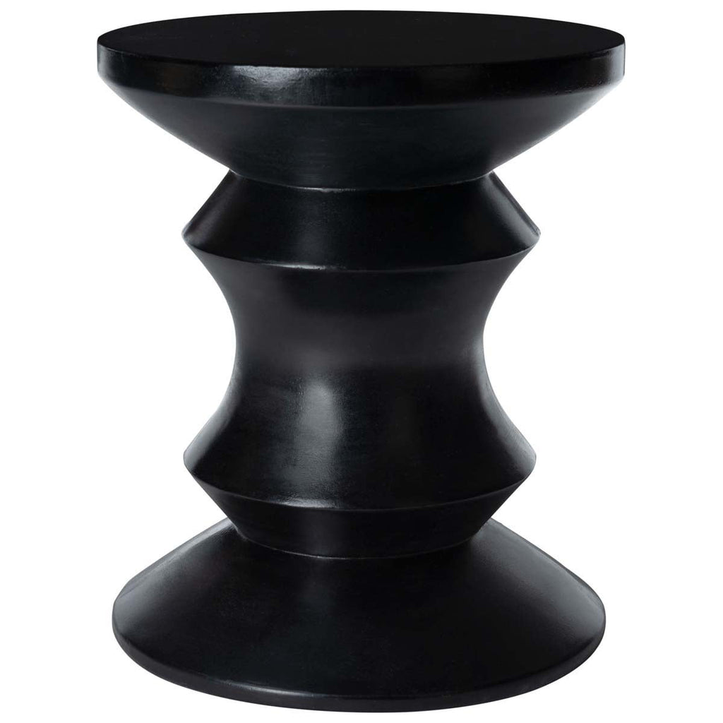 Safavieh Katara Concrete Stool - Black