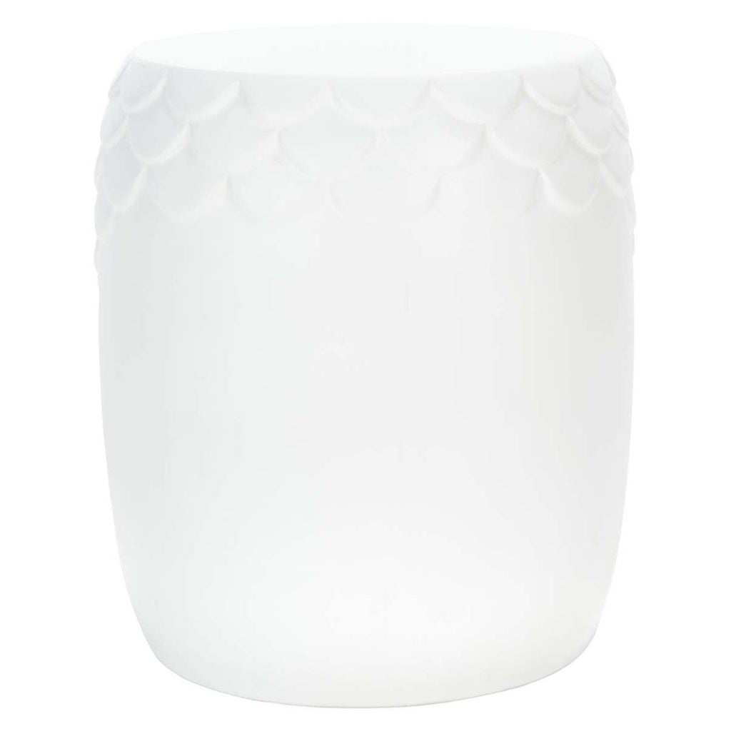 Safavieh Julyvia Concrete Stool - Ivory