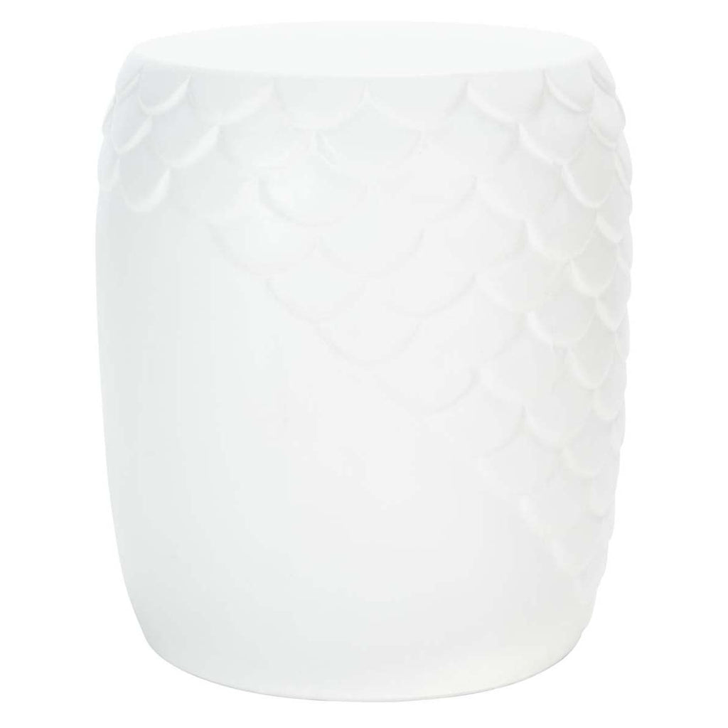 Safavieh Julyvia Concrete Stool - Ivory