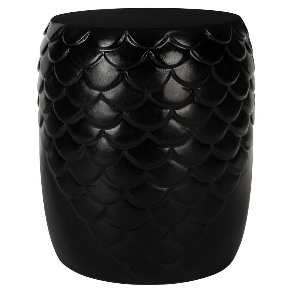 Safavieh Julyvia Concrete Stool - Black