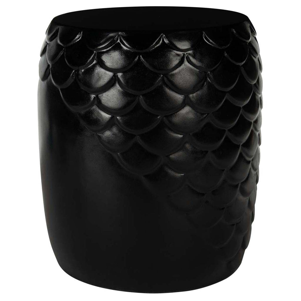 Safavieh Julyvia Concrete Stool - Black