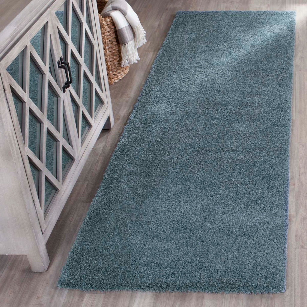 Safavieh Velvet Shag 169 Rug, VSG169 - Light Blue