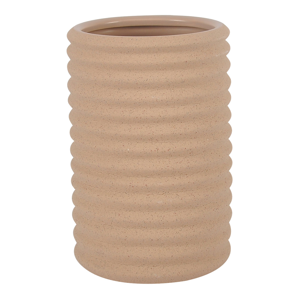 Teku Vase Speckled Sand | Moe's Furniture - VZ-1039-21