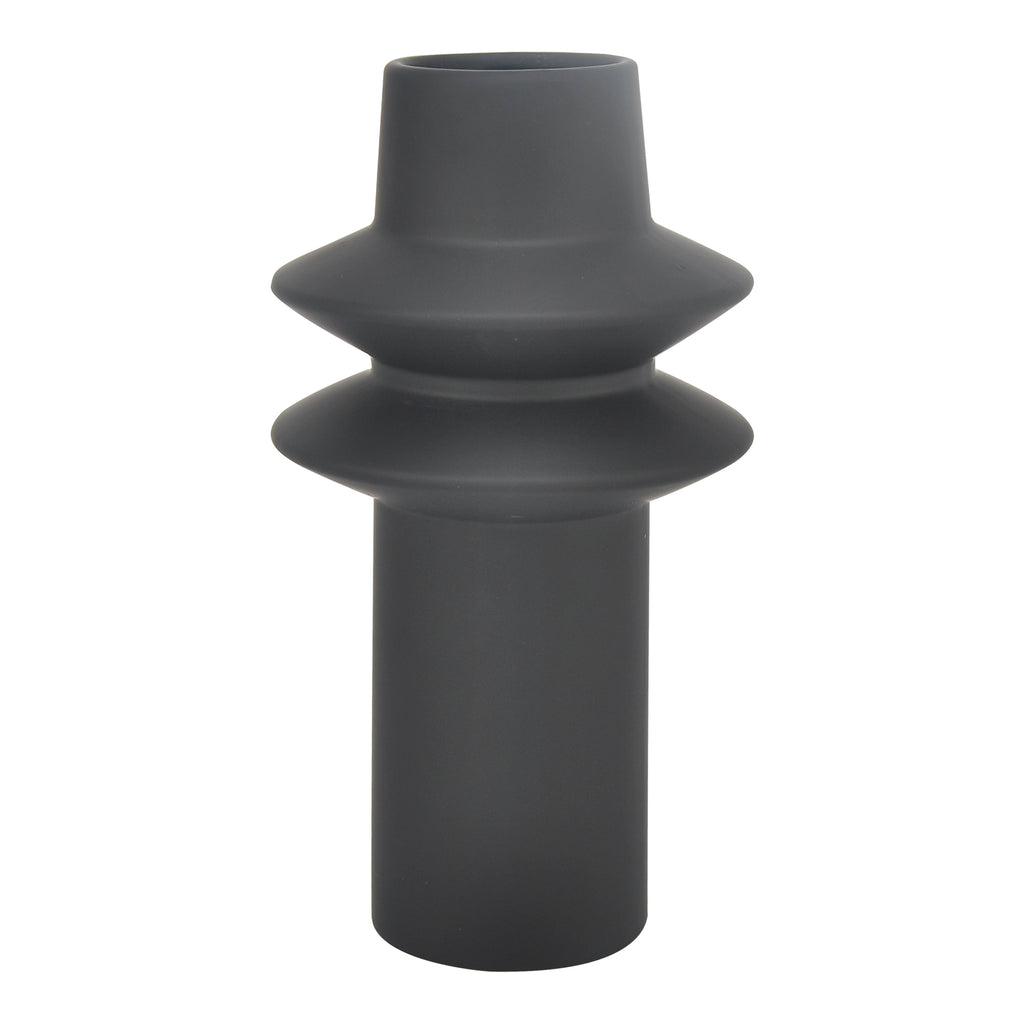 Illustrator Vase Large Black | Moe's Furniture - VZ-1043-02