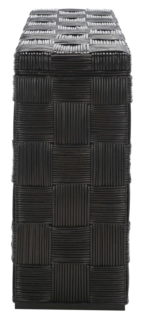 Safavieh Adkin Rattan Console - Black