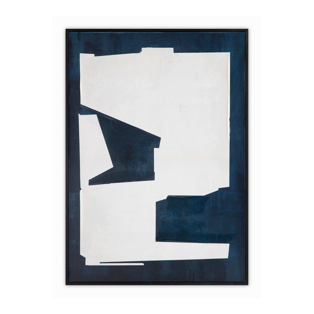 Mica 1Framed Painting Navy | Moe's Furniture - WP-1289-37